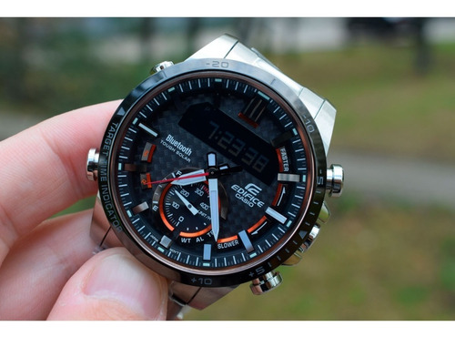 Reloj Casio Edifice Ecb-800db-1a Solar Bluetooth Original