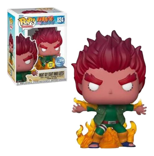 Funko Pop #824 Naruto Might Guy Puerta De La Muerte (Reacondicionado)