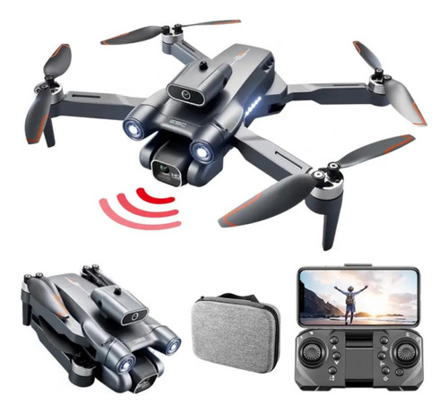 Drone S1s Pro Max Dual Câmera 8k Brushless Profissional 2 Bt Cor Preto