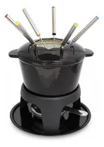 Comprar Fondue Hierro Fundido Esmaltado Sakura Color Negro
