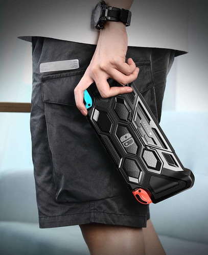 Imagem 6 de 7 de Capa Case Mumba Battle Series Kickstand Para Nintendo Switch
