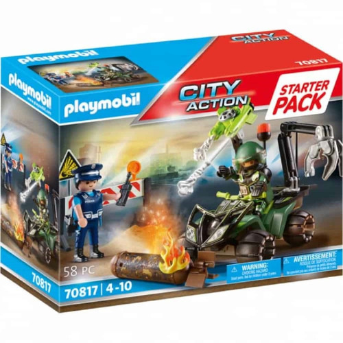 Playmobil Pack Entrenamiento De Policia 70817