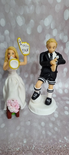 Adorno Para Torta Novio Rugbier...bodas Rugby