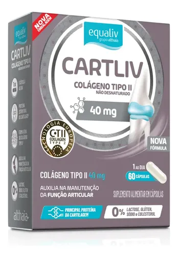 Cartliv Colágeno Tipo II Equaliv 60 Cápsulas — Equaliv