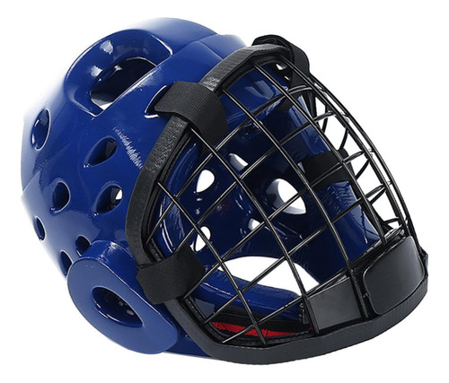 Casco De Hockey Sobre Hielo, Casco De Taekwondo, Azul