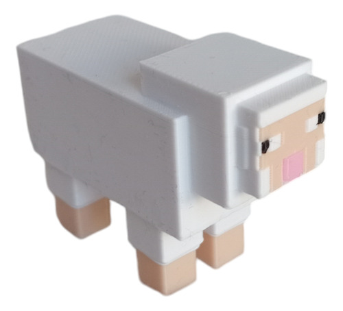 Muñeco Oveja Minecraft 4cm Figura Juguete