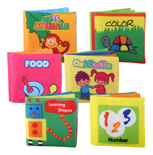 Livro De Pano Macio Para Bebês, Brinquedos Educativos