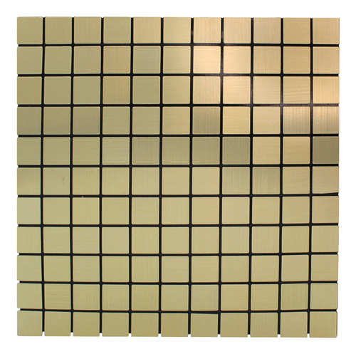 Mosaico Autoadherible Para Pared Tipo Acero/ 55pz (5m2)