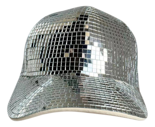 Gorra Puntiaguda Con Espejo Y Bola De Discoteca