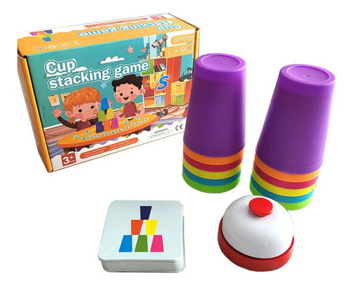 Juego Interactivo Para Apilar Vasos Para Padres E Hijos