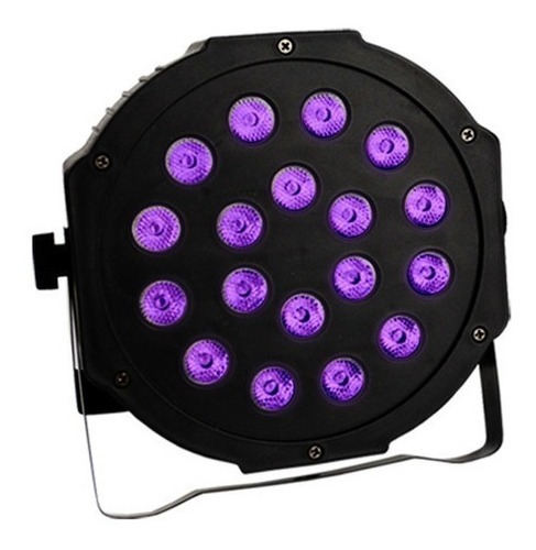 Luz Proton Par 18 Led Negra Uv Audioritmico Dmx Fiesta 220v