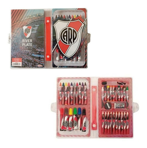 Set De Arte River Plate 42 Pcs Crayone Acuarela Ri061 Maple