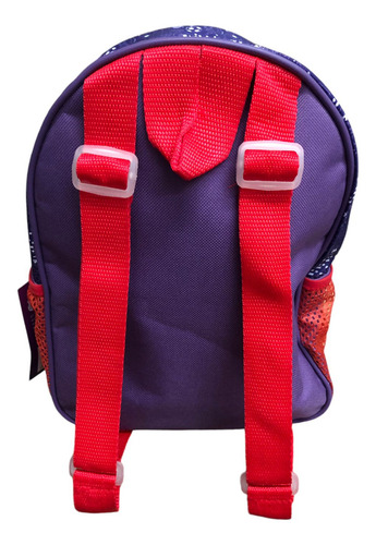 Mochila Infantil Biper Patito Juan Prescolar Jardin Espalda Color Violeta Oscuro Diseño De La Tela Estampado