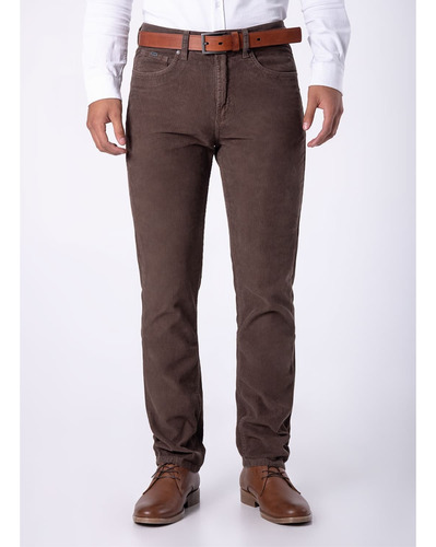 Pantalon Clasico Corduroy Hombre Relaxed