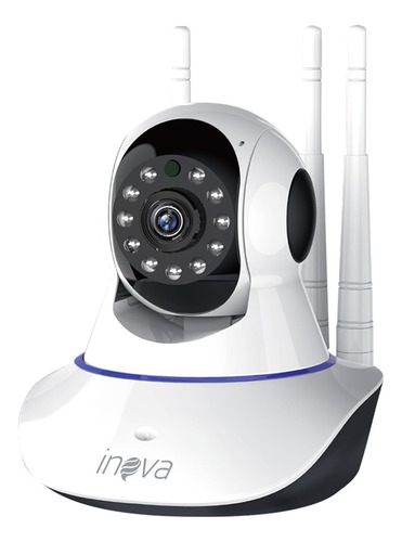 Mini Câmera De Segurança 2k Com Controle Por App, Zoom 4x Branco