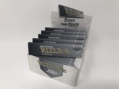 Rizla Papel De Liar, Plata, Kingsize Slim