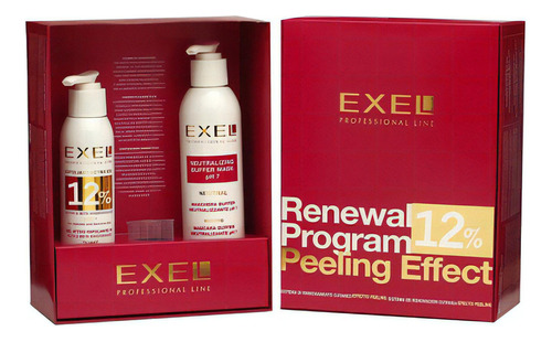  Kit Renovación Cutánea Exel Pelling Activo Exfoliante 12