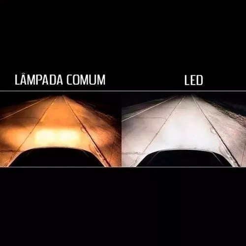 Imagem 2 de 2 de Kit Farol Milha Neblina Gol G6 + Kit Led H8 6000k
