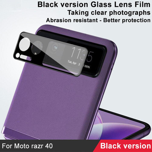 Protector De Lente De Vidrio Templado 9h Para Moto Razr40 Le