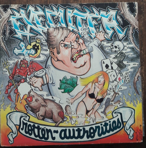 Lp Vinil (nm) Executer Rotten Authorities 1a Ed Br 1991 Ex