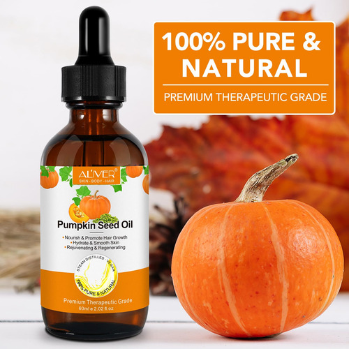 Pumpkin Seed Oil 2fl Oz, Pure Cold Pressed Pumpkin Seed Oil