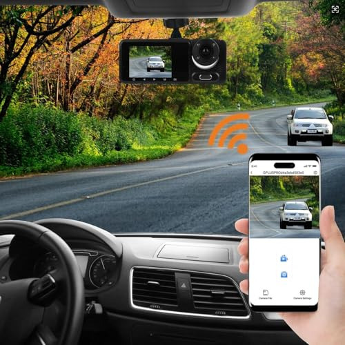 Pack Dash Cam 3 Canales 1080p Con Tarjeta De 64gb