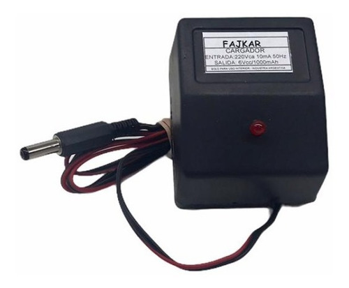 Imagen 1 de 5 de Cargador Bateria 12v 1amp + Ficha Plug Autos A Bateria Niños