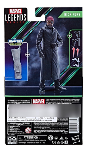 Invasión Secreta Marvel Legends Nick Fury Hydra Stomper Baf