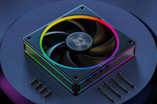 Kit X3 Coolers + Controlador Remoto Id-cooling Af-w Pwm Blanco