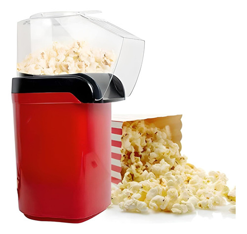 Pipoqueira Elétrica Popcorn Maker Sem Óleo Sokany LG-sk11 Cor Vermelho 110V