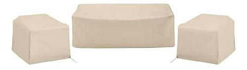 Cubre Muebles Exterior 3 Piezas, Beige