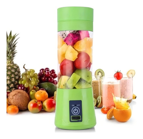 Mini Licuadora Portátil Juice cup dc-6s Color Verde