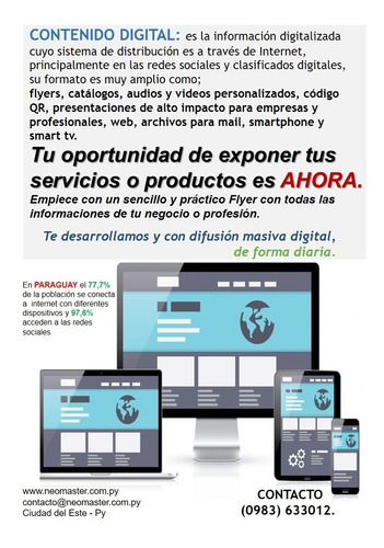 Imagen 3 de 4 de Desarrollo De Pagina Web Y Contenidos Ditales