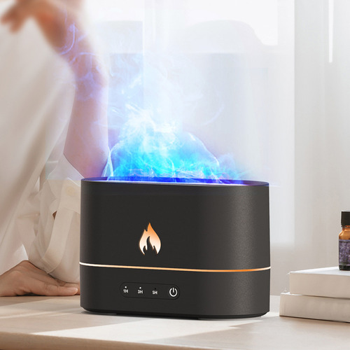 Humidificador De Llama Para Dormitorio, Difusor De Aceites E