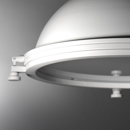 Imagen 5 de 5 de Lampara Colgante Industrial Terastia Blanco Naval Metal Leuk