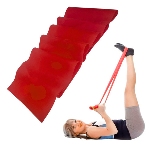 Tiraband Banda Elástica Látex Plana Yoga Tension Alta