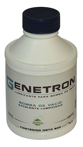 Imagen 2 de 6 de Aceite Para Bomba De Vacio Genetron - 8 Oz