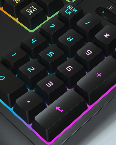Combo De Teclado De Juegos Y Mouse Con Cable De Qmhaonan, Te