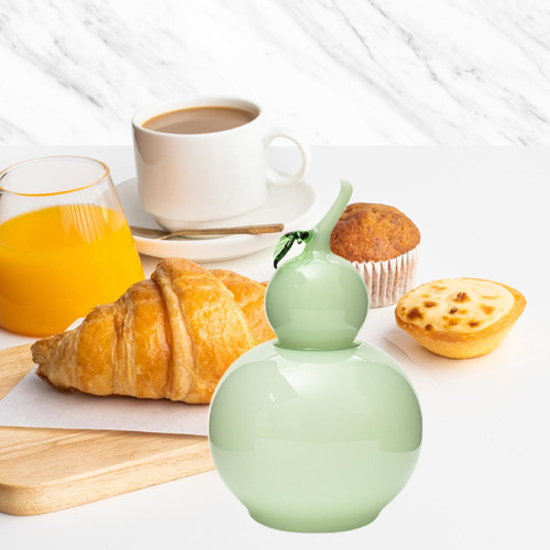 Candy Jar Gourd Storage Jar Candy Container Elegante Verde