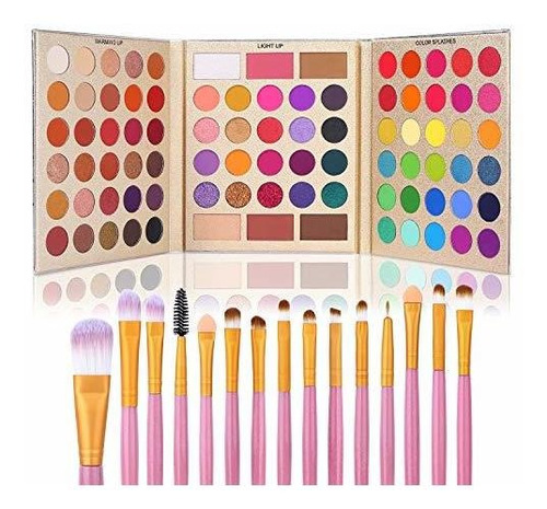 Ucanbe Professional - Paleta De Sombras De Ojos De 86 Colore