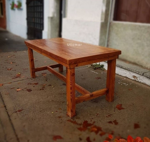 Mesa De Madera Nordica Escandinava Comedor Cocina Maciza