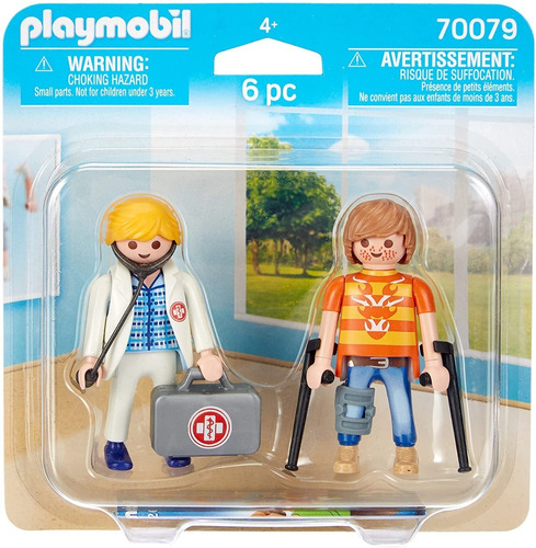 Playmobil 70079 Duo Pack Doctora Y Paciente My Toys