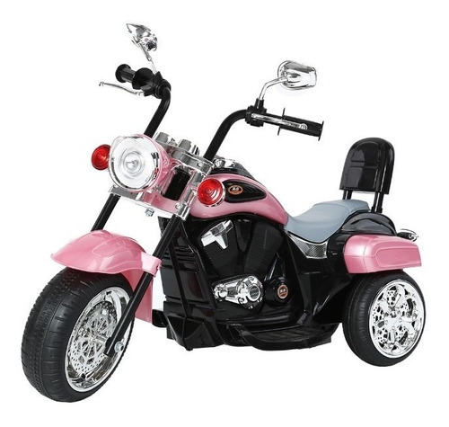 Moto Elétrica Infantil 6v Rosa Iron - Brink