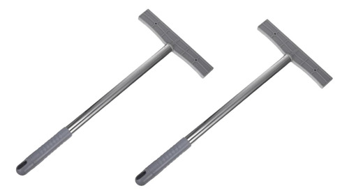 2x Titulares De Letreros De Acero De Acero Inoxidable 80 Cm