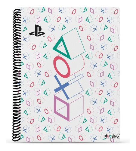 Cuaderno Mooving Universitario Cuadriculado Playstation