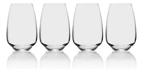 Mikasa Melody Highball Glass, Set Of 4, 20-ounce, Clear