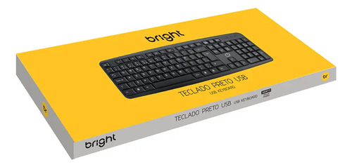 Kit Teclado Usb Basic 0014 Bright + Mouse Classic Multilaser