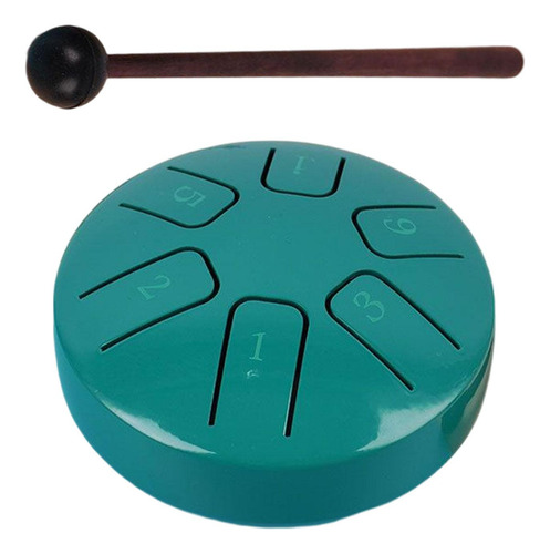 Steel Tongue Drum 3.8 Pulgadas 6 Tonos Drums Hand Pan Drum