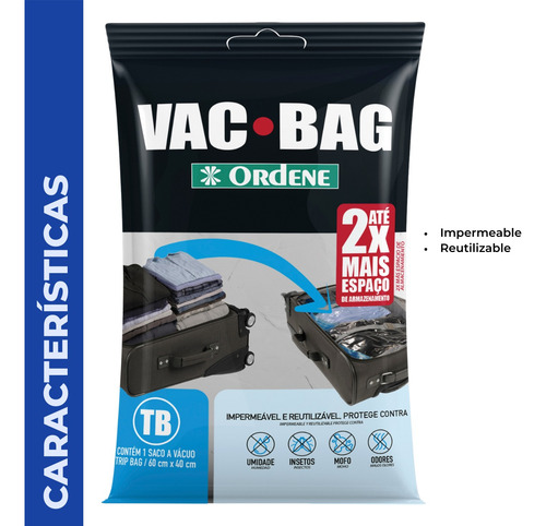 Bolsa Vac-bag Trip Funda 60x40cm Ordene