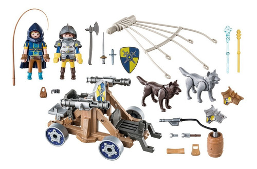 Playmobil Novelmore 70225 Equipo Lobo Con Cañon Edu